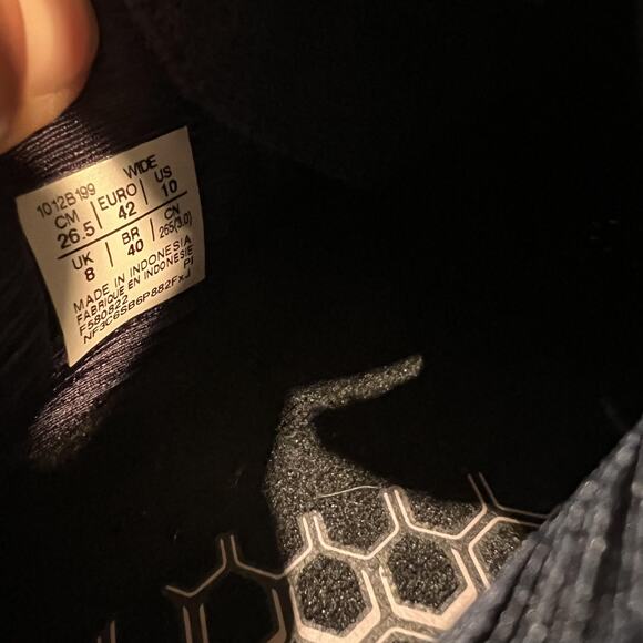 ASICS Gel Nimbus 24 Shoes Womens 10 Blue White FF Blast Running Sneakers Wide - Picture 10 of 10